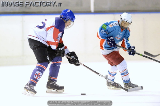 2015-10-03 Como-Hockey Milano Rossoblu U14 1171 Simone Lodolo